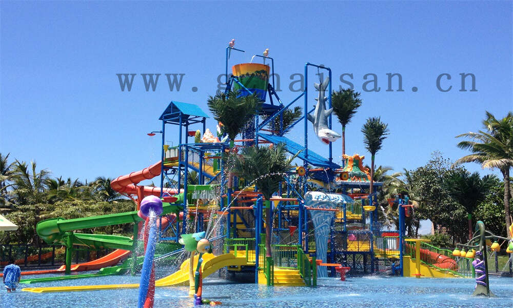 水上乐园竞争的关键是水上游乐设备的建立